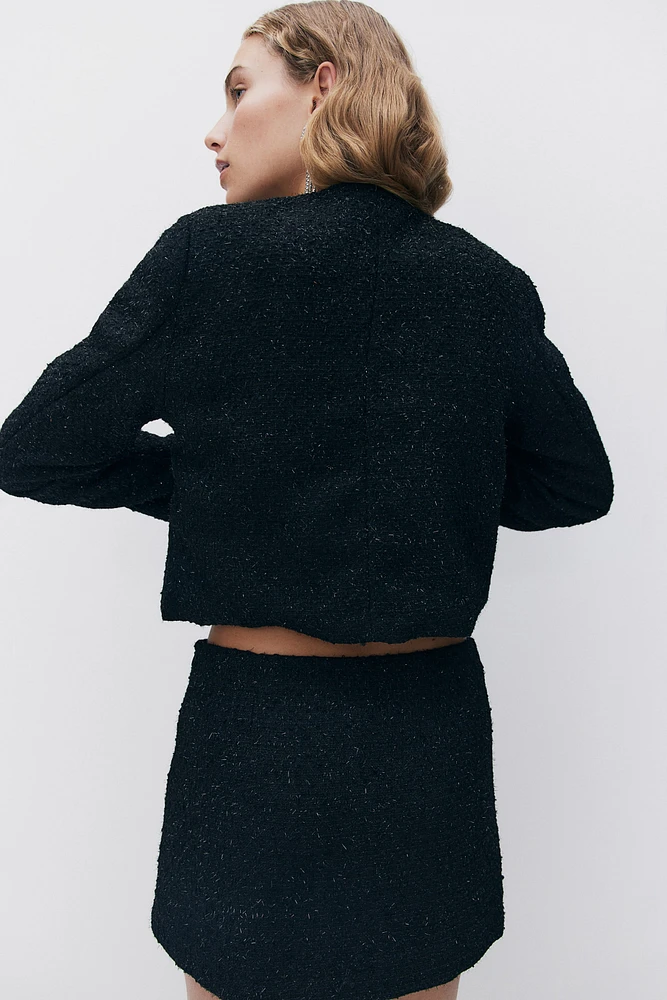 Bouclé-Weave Jacket