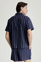 Cotton Pajama Shirt and Shorts