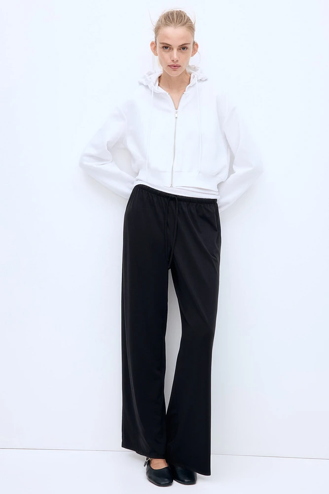 Pantalon droit avec cordon de serrage