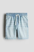 Cotton Denim Shorts