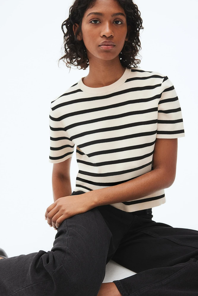 Fine-Knit T-Shirt