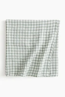 Checked Cotton Muslin Comfort Blanket