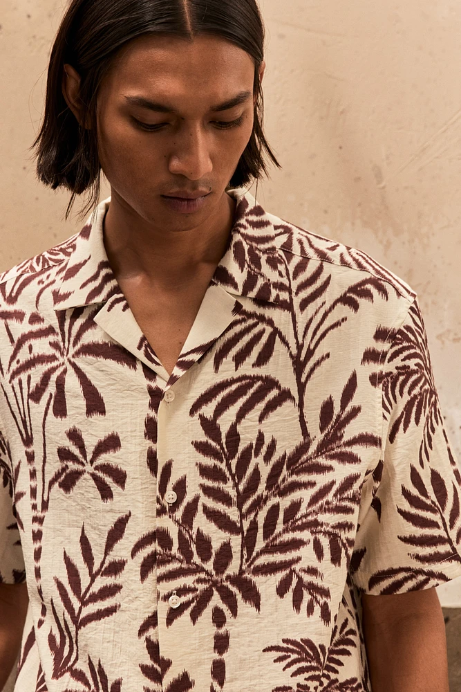 Chemise classique avec col cubain