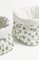 2-pack Quilted Storage Baskets