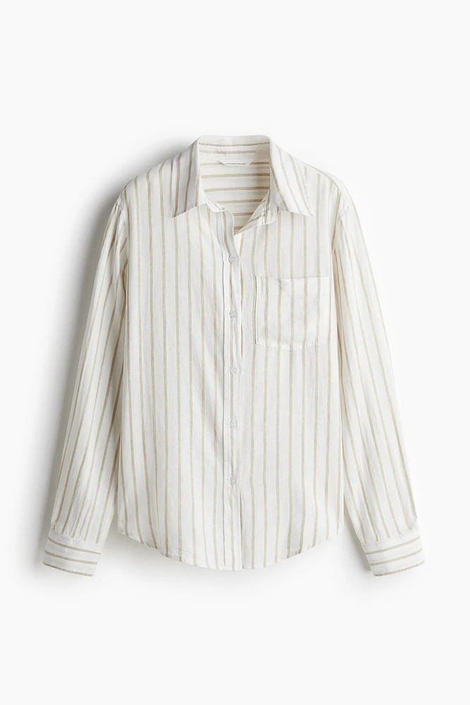 Linen-blend Shirt