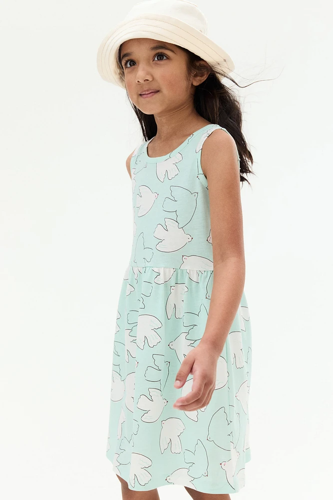 Patterned Cotton Dress