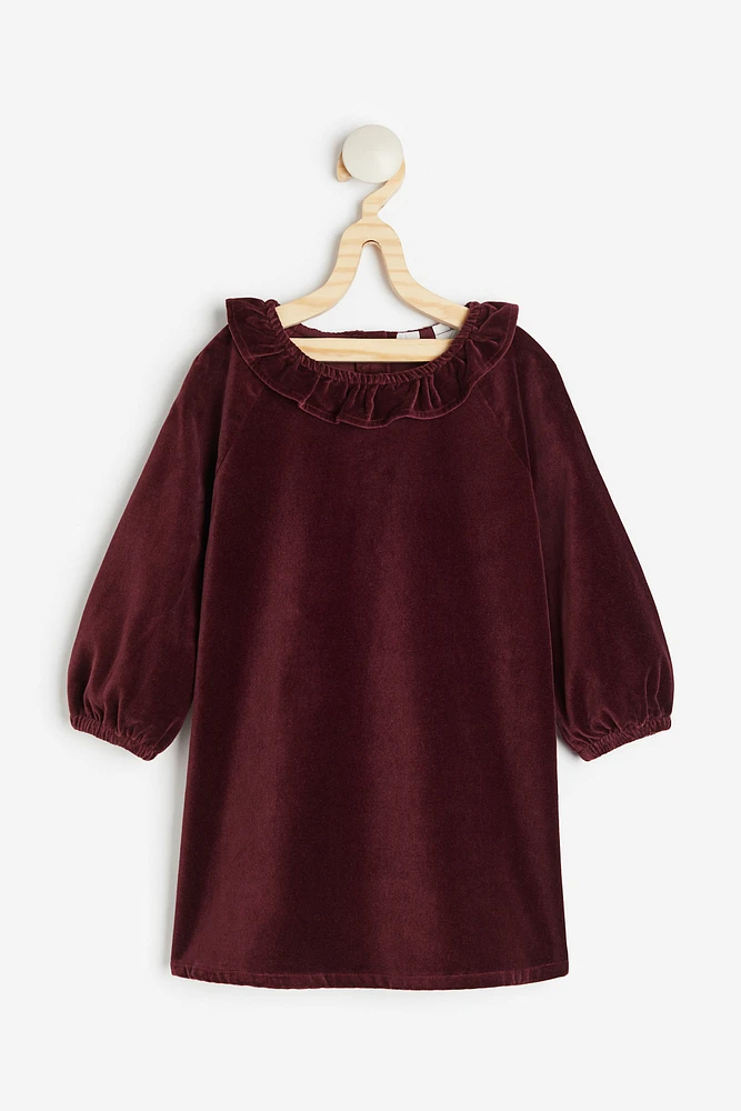 Cotton Velvet Dress