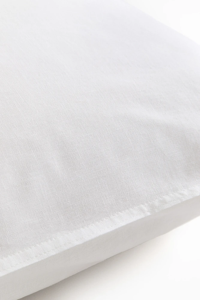 Washed Linen-blend Pillowcase
