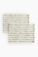 2-pack Textured-Weave Placemats