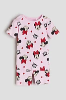 Snug Fit Printed Jersey Pajamas