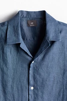 Relaxed Fit Linen Resort Shirt