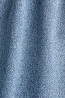 Short en denim avec cordon de serrage