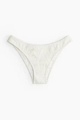 Culotte de bikini échancrée