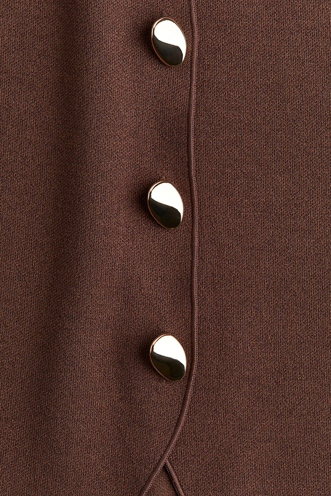 Cropped Jersey Vest