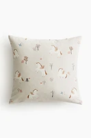 Printed Cotton Cushion Cover