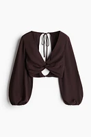 Open-Back Blouse
