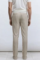 Slim-Fit Suit Pants