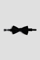 Silk-Blend Velvet Bow Tie