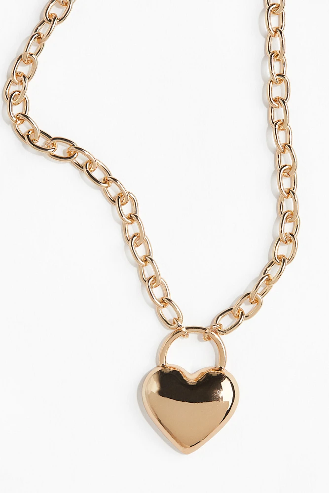 Collier à pendentif en cœur