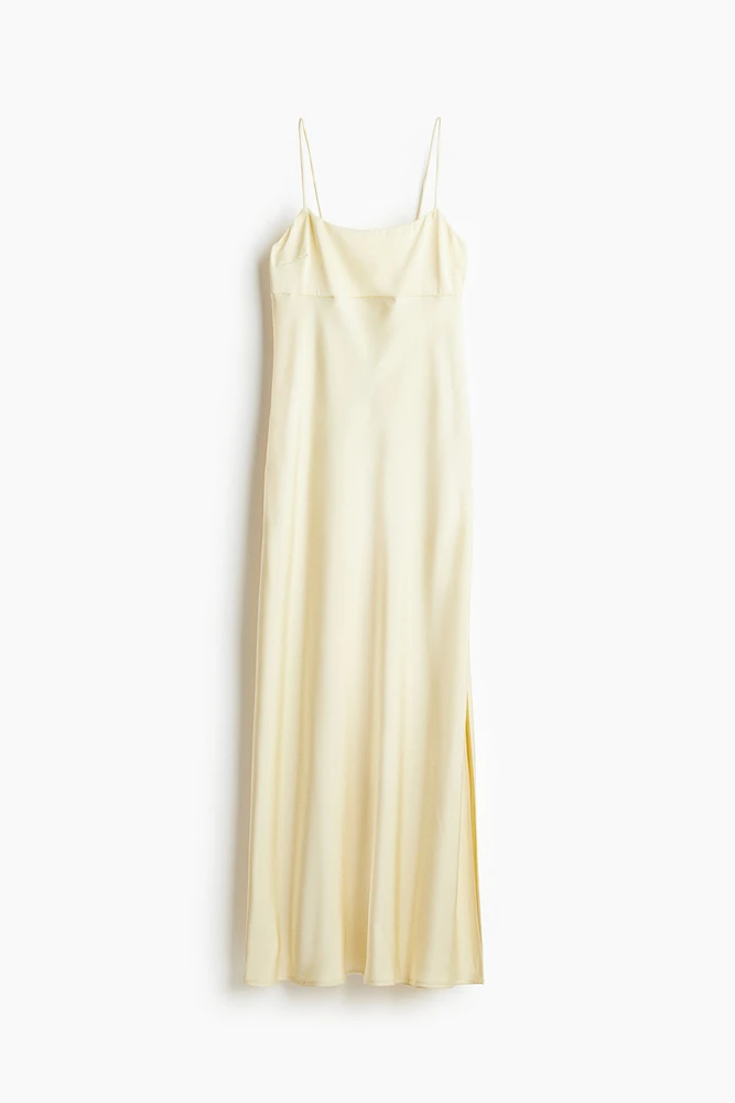 Robe maxi avec détail à nouer