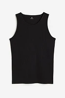 Slim Fit Ribbed Tank Top