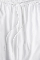 Straight-Leg Drawstring Pants