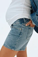 MAMA Denim Shorts