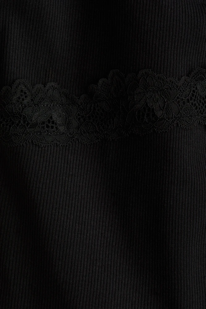 Lace-Detail Camisole Top