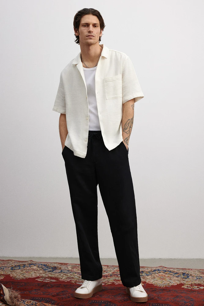 Relaxed-Fit Linen Pants