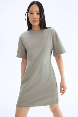 Defined-Waist T-Shirt Dress