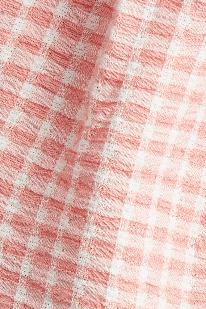 Ensemble 2 pièces en nid d'abeille de coton