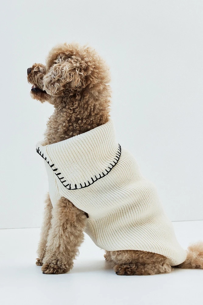 Rib-Knit Dog Sweater