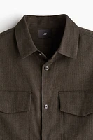 Regular Fit Utility Overshirt