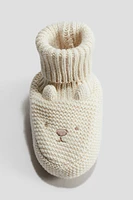 Cotton Knit Slipper Socks