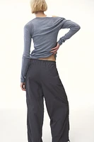 Nylon Parachute Pants