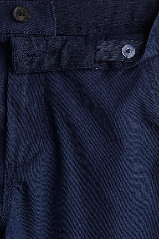Short coutil en coton