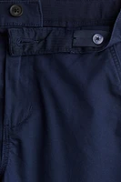 Short coutil en coton