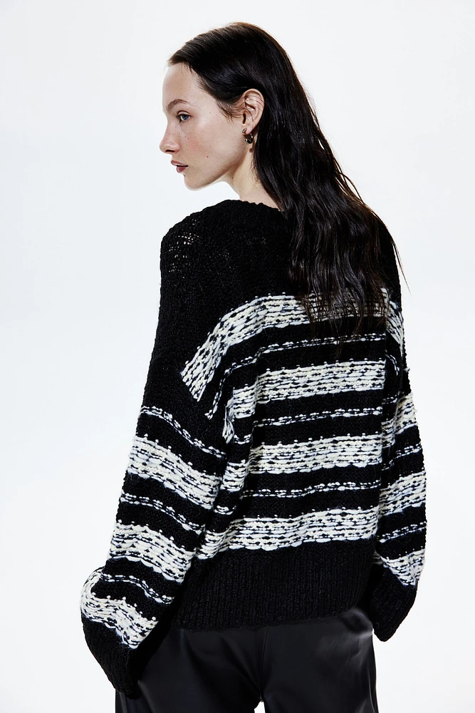 Jacquard-Knit Sweater