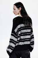 Jacquard-Knit Sweater