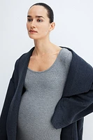 Robe MAMA moulante côtelée