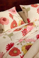 Cotton Percale King/Queen Duvet Cover Set