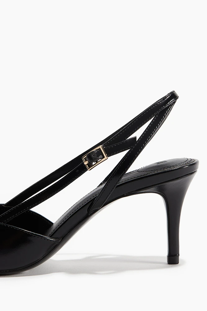 Pointed Slingback Pumps