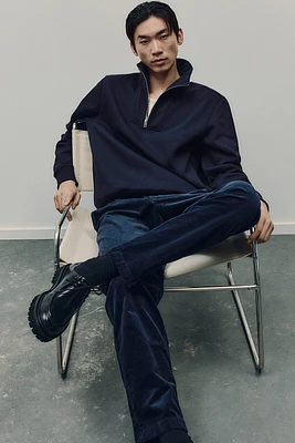 Regular Fit Half-Zip Sweatshirt