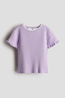 Rib-knit Top