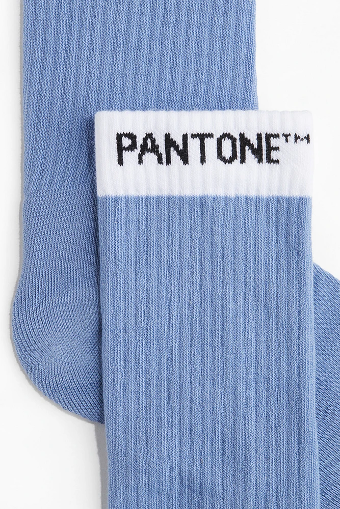 Motif-detail Socks