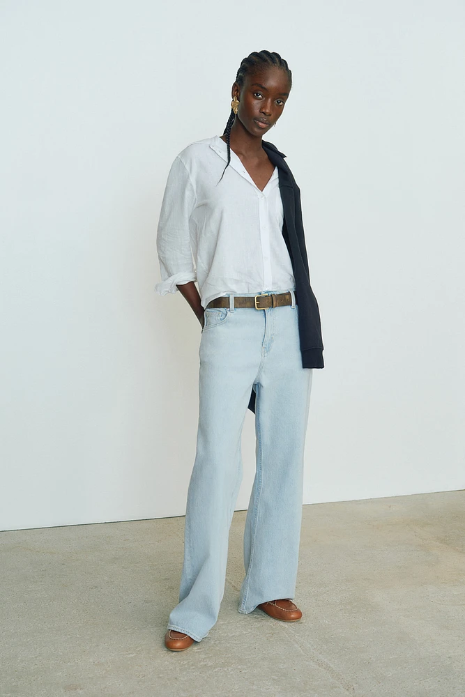 Jean évasé Taille haute