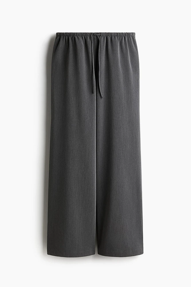Pantalon en sergé avec cordon de serrage