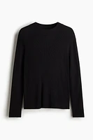 Slim Fit Rib-Knit Sweater