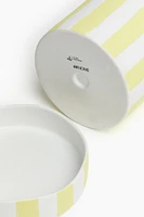 Patterned Plant Pot and Saucer