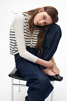 Button-front Sweater Vest